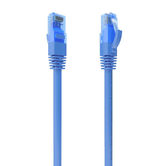 Cabo RJ45 azul Aisens CAT.6 UTP AWG26 CCA 0,75M