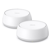 PONTO DE ACESSO INDOOR MESH WIFI 7 TP-LINK BE22 PACOTE COM 2 UNIDADES BE3600 DE BANDA DUPLA 2882 Mbps EM 5 GHz 2x1 GB