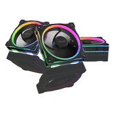 Caja Asus  Prime MR120 Fan ARGB Black 3in1  Negro