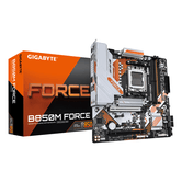 Placa AMD  GIGABYTE B850M FORCE Placa Base – Compatible con procesadores AMD Ryzen serie 9000, VRM digital de 8+2+2 fases, hasta 9600 MHz DDR5 (O