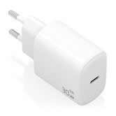 AISENS - CARGADOR GaN 30W, 1xUSB-C PD3.0, BLANCO