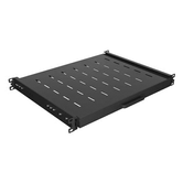 BANDELA LANBERG DESLIZANTE 1U 445X350MM HASTA 35KG RACK 19" NEGRO
