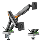 AISENS DT38TSRRGB 349 soporte para monitor 96 5 cm  38   Escritorio Negro  Blanco