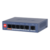 (DH-CS4006-4ET2GT-60) DAHUA SWITCH 6 PUERTOS, 4XRJ45 10/100 MBPS POE, 2XRJ45 GIGABIT, L2 CLOUD MANAGED