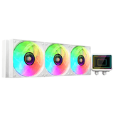 SISTEMA DE REFRIGERACION LIQUIDA MARS GAMING ML-TWO360W 3x120mm ARGB 600W TDP COLOR BLANCO