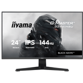 MONITOR IIYAMA COM RESOLUÇÃO FULL HD DE 24 POLEGADAS (1920X1080), PAINEL IPS, 1 MS (MPRT), 75 HZ, BRILHO 250, CONTRASTE 1000:1, HDMI, DISPLAYPORT, HUB USB, AL