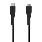CABO USB 2.0 AISENS 3A USB-C TIPO M-MICRO B M PRETO 2mts