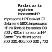 Garrafas de tinta magenta HP GT52