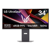Monitor de jogos LG 34G600A-B 34WQHD 160h 1m DP HDMI AA CURVO