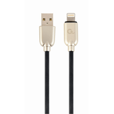 GEMBIRD 8 PINOS PREMIUM BORRACHA DADOS E CABO DE CARREGAMENTO, 1 M, PRETO