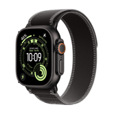 Apple Watch Ultra 3 GPS + Cellular 49mm Black Titanium Case with Black/Charcoal Trail Loop - S/M