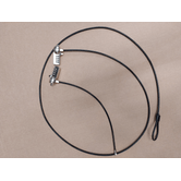 CERRADURA COMBINADA DE DOBLE CABEZAL.4mmX150cm+30CM para Kensington portátil, PC, monitor