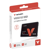 VERBATIM  Vi550 S3 SSD 512GB  SSD 512GB 2.5"  520MB/s 6Gbit/s  Serial ATA III