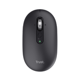 MOUSE TRUST WIRELESS SERON HYPSCROLL SLIM 400-2400DPI 6 BOTONES RECARGABLE FSC GRS NEGRO