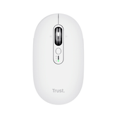 MOUSE TRUST WIRELESS SERON HYPSCROLL SLIM 400-2400DPI 6 BOTONES RECARGABLE FSC GRS BLANCO