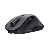 MOUSE TRUST FYDA WIRELESS RECARGABLE CON FORMA CURVA NEGRO.24727