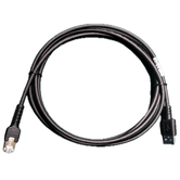 Cable - Shielded USB: Series A  7ft. (2.1m)  Straight  Black