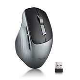 MOUSE NGS WIRELESS LUSH-RB 2.4 BT 1600DPI 6 BOTONES RECARGABLE SILENCIOSO MULTIDISPOSITIVO NEGRO