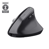 MOUSE TRUST WIRELESS ERGO BAYOII+ 25146 MULTIDISPOSITIVO RF 2.4GHz Y 2xBT DPI AJUSTABLE 800-2400ppp 6 BOTONES CARGA USB-C