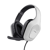HEADSET TRUST GAMING GXT 415W ZIROX LIGEROS, MICROFONO PLEGÁVEL, BLANCOS 25147