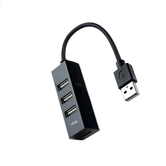 HUB NANO CABO USB 2.0 4PTOS USB-A/M - USB 2.0/H 15CM NEGRO