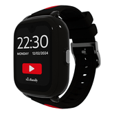 SmartWatch SaveFamily Iconic Plus 2 Correa Silicona Estampada Negra Streamer 4G