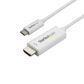 CABO USB C PARA HDMI DE 1 M/3 PÉS - 4K A 60 HZ - BRANCO