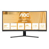 AOC CU34B3E 34" LED VA Wide Quad HD HDMI Altavoces