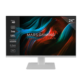 MONITOR 24" DISPLAYPORT HDMI VGA MARS GAMING MV24 IPS FHD 120Hz 1MS 250cd/m² VESA 100x100 BLANCO