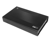 HDD EXTERNO CAIXA 2,5" EMINENT-EWENT EW7034 ALUMÍNIO SATA USB 3.0 PRETO 12,5MM