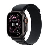 Apple Watch Ultra 3 GPS + Cellular 49mm Black Titanium Case with Black Alpine Loop - Large