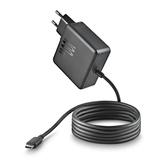 CARGADOR USB GAN NGS GAN 100W-C 100W 1xUSB-C PD3.0 CABLE 1.5M SOLDADO COLOR NEGRO