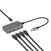 Hub USB-A de 4 Puertos - USB 3.0 5Gb - Alimentado por el Bus