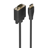 Aisens Cable Conversor HDMI/M a SVGA/M Negro 1m