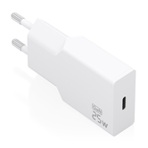 AISENS - CARREGADOR ULTRAFINO GaN DE 25 W, 1 x USB-C PD3.0, BRANCO