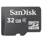 MEMÓRIA 32 GB MICRO SDHC SANDISK CLASSE 4