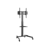 SUPORTE DE TELA DE CHÃO COM RODAS EQUIPAMENTO PARA TELA DE 32" - 55" FIXA MÁX. VESA 400x400 ATÉ 35KG
