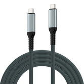 CABLE EWENT USB 4 GEN3 TIPO-C/M A TIPO-C/M FABRIC 1M BLANCO/NEGRO