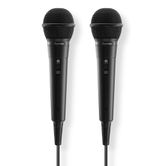 Hama - Micrófono Dinámico ``Karaoke´´ 2uds