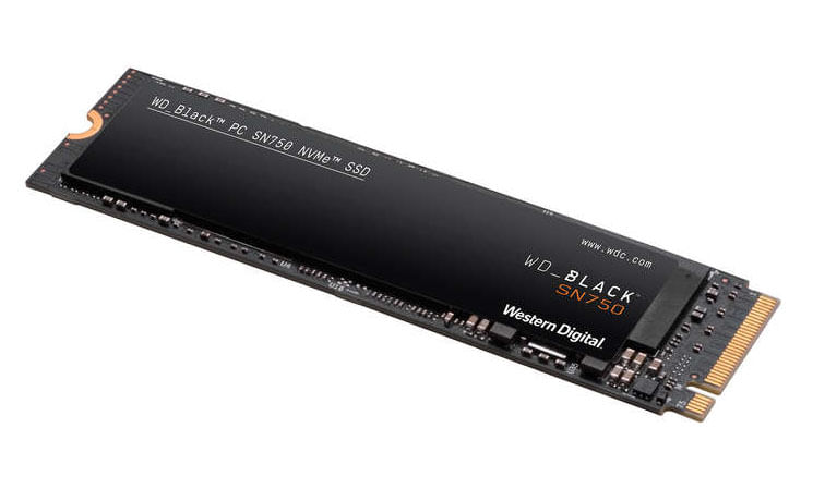 WD SN750 1TB NVMe SSD① Western Digital Black SN750 WDS100T3X0C 1TB M.2 QLC PCIe Solid