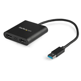 ADAPTADOR DE VÍDEO EXTERNO 3.0 PARA 2 PORTAS HDMI 4K