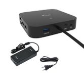 I-TEC USB-C HDMI DP DOCK PD100W 2X LCD DOCK + CHARGER-C11 2W