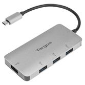 TARGUS USB-C 4 PORT HUB AL CASE SPACE GR EY