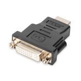 Adaptador HDMI tipo A - DVI-I(24+5) M/H Full HD sw