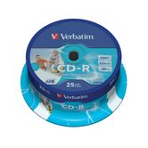 TAMBOR 25 CD-R 700 VERBATIM 48X IMP.
