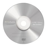 PACK 5 DVD-R 4,7 GB VERBATIM 16X