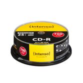 Intenso CD-R 700MB 52x imprimível Tarrina 25Uds