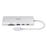 Hub D-Link DUP-A01 USB-C 10 em 1 2xHDMI