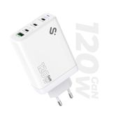 CARGADOR 120W 3 X USB-C, 1 USB-A