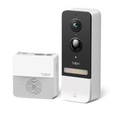 CAMPAINHA INTELIGENTE DE INTERCOMUNICADOR DE VÍDEO TAPO D230S1 COM CÂMERA 2K 5MP IP64, DETECÇÃO DE BATERIA EXTERNA